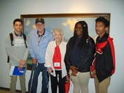 Bob Frazier, Marilyn Cohen & high school interviewers