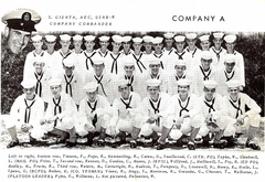 Mark in Boot Camp USMC Air Station Miami Opa-locka FL 8-1957 3rd row 1st from left